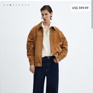 Mango FW24 Suede bomber jacket- SOLD OUT